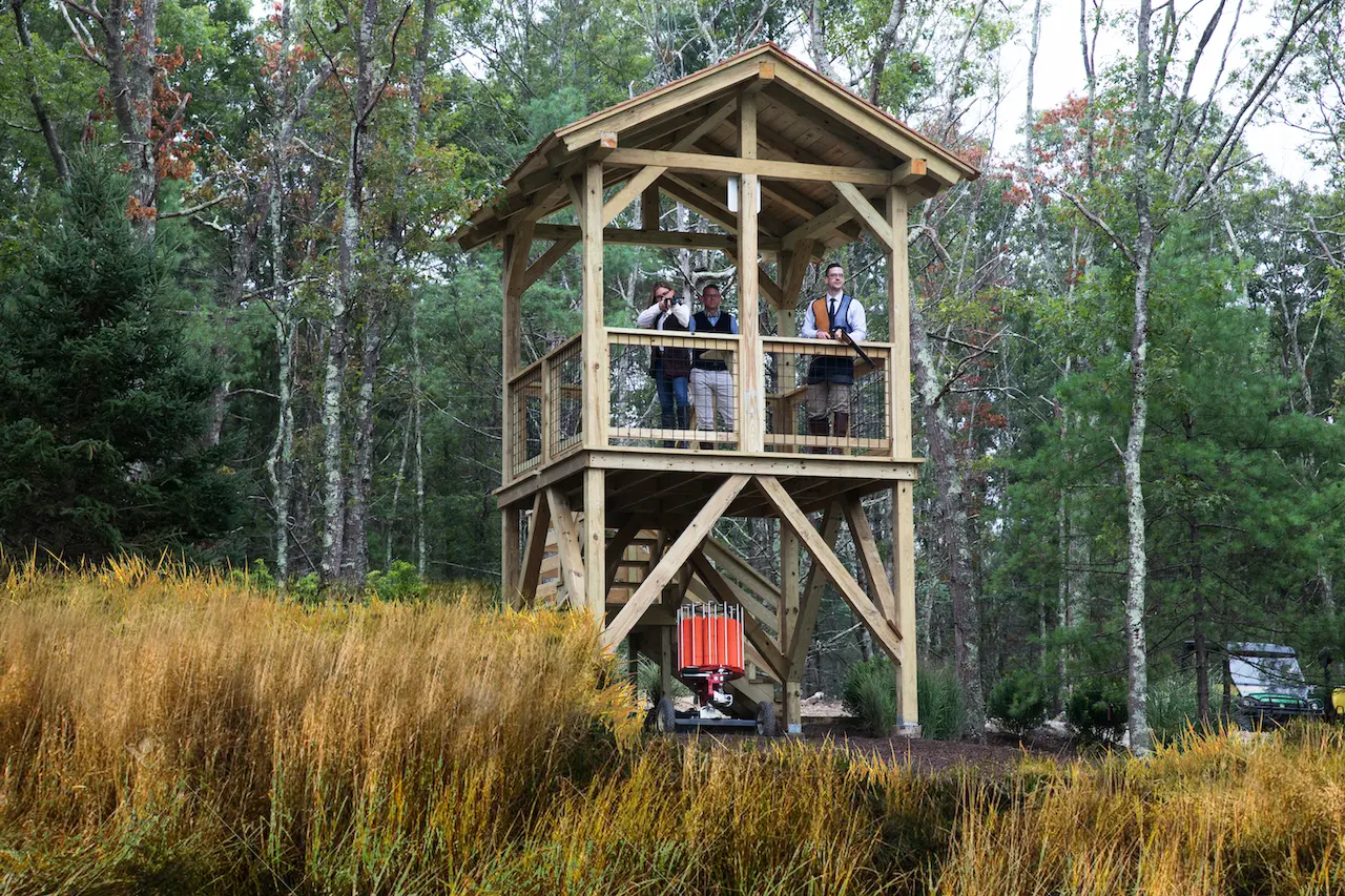 A Clay Shooting Station At The Preserve’s Best In Class Course