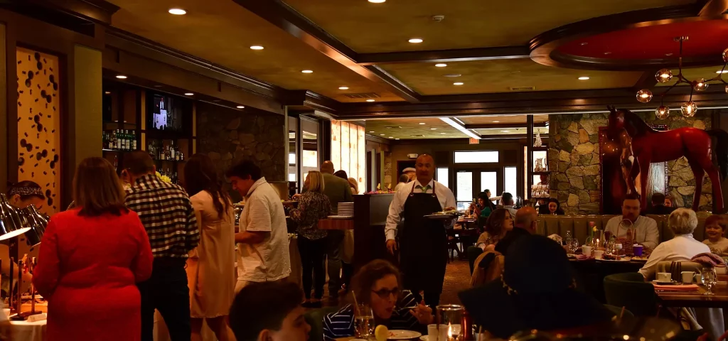 Guests enjoying Easter Brunch at The Preserve Sporting Club