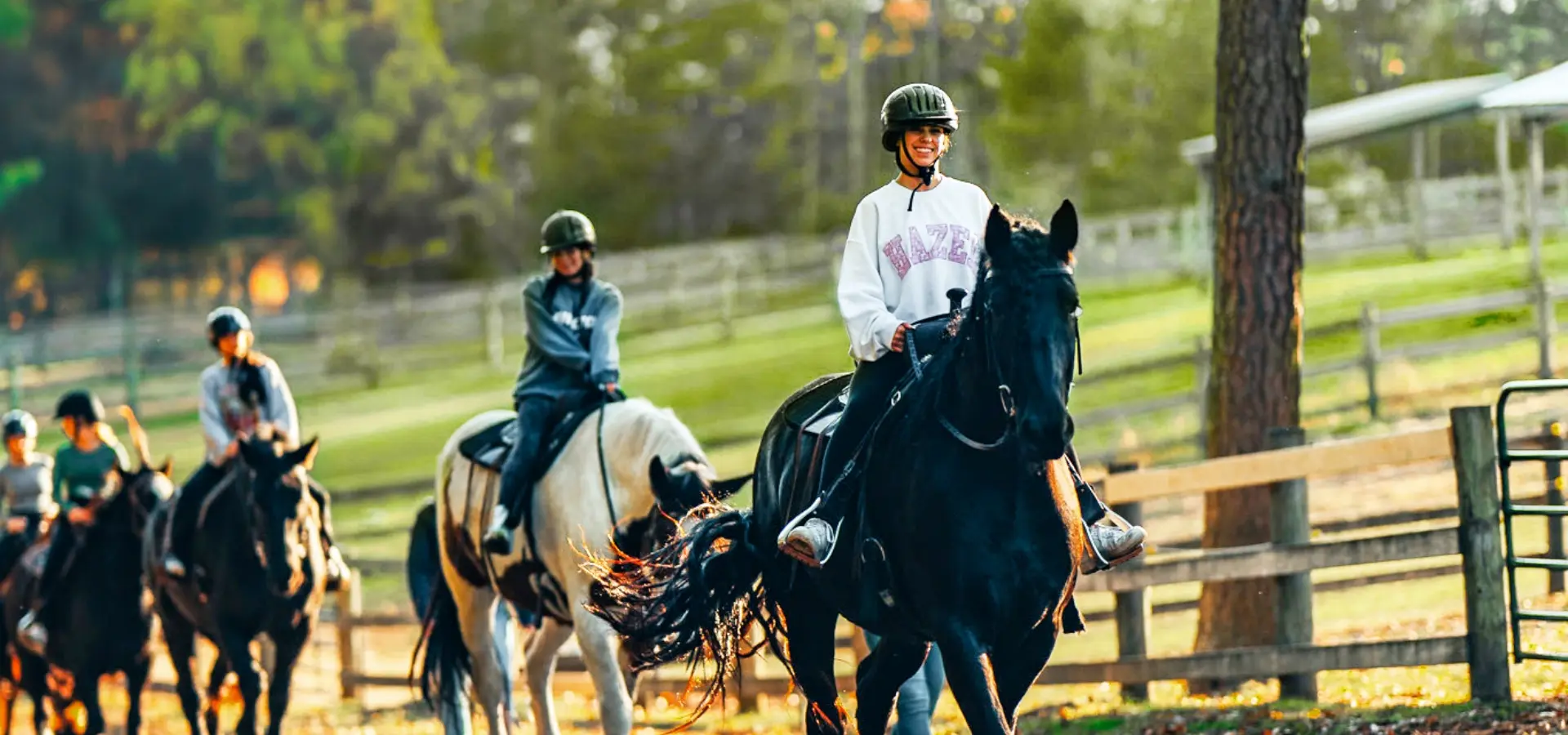 Horseback riding at The Preserve Resort & Spa, Rhode Island.