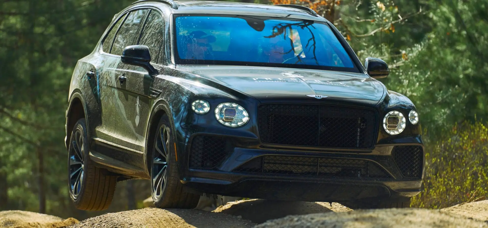 Bentley Bentayga off-roading at The Preserve Sporting Club