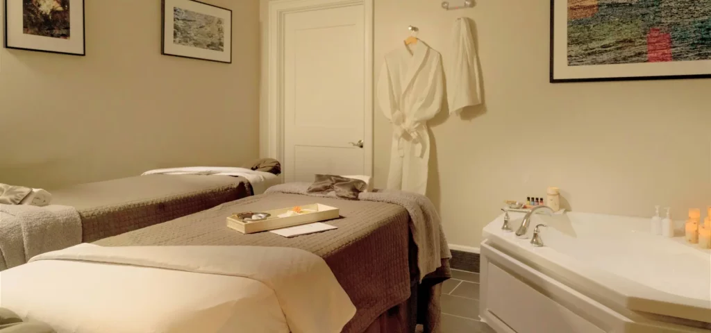 Relaxing spa room at The Preserve Resort & Spa.